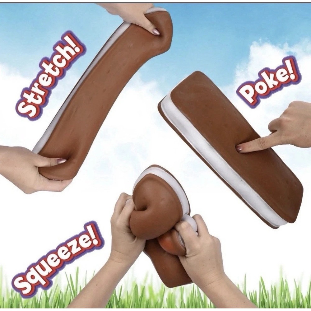 Sunny Days Jumbo Squishy Ice‎ Cream Sandwich Viral TikTok Sensory Fun Toy NEW